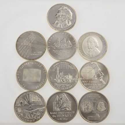 925 silver (total approx. 181 g), Federal Republic