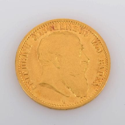 900 gold (approx. 4 g), German Empire, av. Obverse