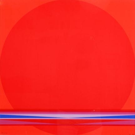 Sérigraphie en couleur, SANS TITRE (1970), composi