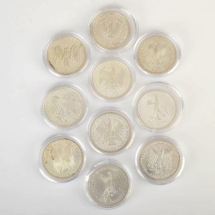 625 silver (total approx. 156 g), special issue co