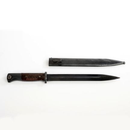 Bayonet with metal scabbard, Wehrmacht M84/98, bla