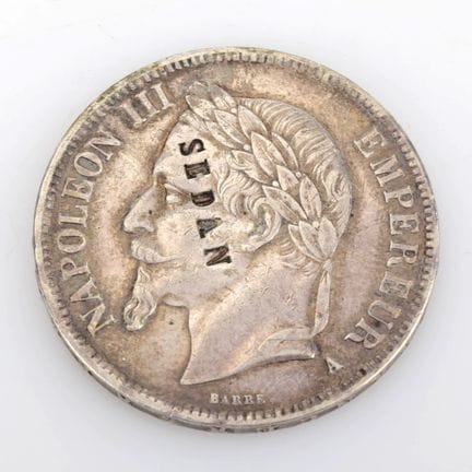 Silver (900), France, Second Empire, obverse. Port
