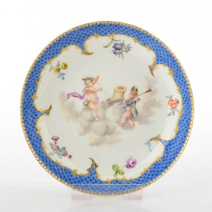 Meissen, sword mark, First Class, the flag feature