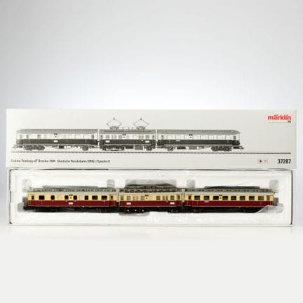 H0轨距，37287，DRG公司eIT布雷斯劳1004型动车组，带数字控制和音效，原装纸盒，保存状况