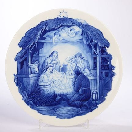 Meissen, sword mark, 2 cut marks, smooth-edged pla