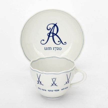 Meissen, sword mark, 4 openwork designs, after 197