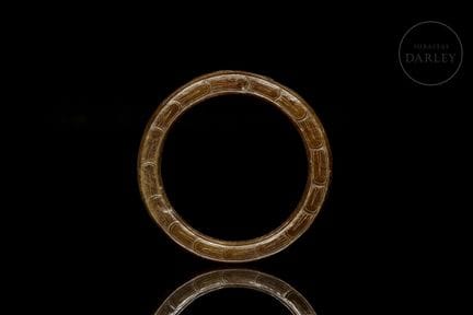 Armband mit gewölbtem, halbkreisförmigem Querschni