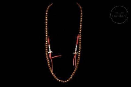 Buddhistische Ritualkette, bestehend aus 108 kugel