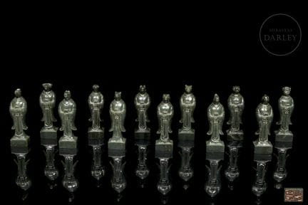 An exceptional set of twelve square-based seals ca