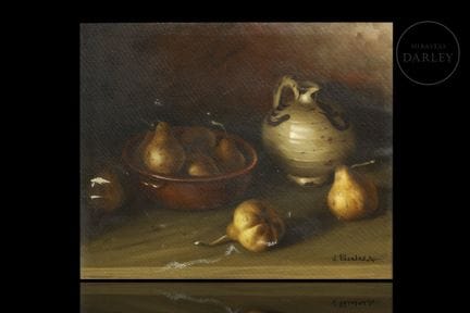 Ölgemälde auf Leinwand im klassizistischen Stil, d