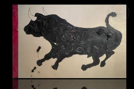 Mischtechnik auf Leinwand im neoexpressionistische
