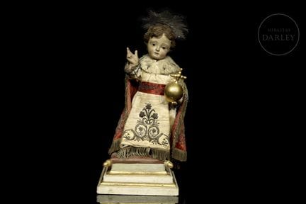 Bambino Gesù di Praga da vestire, realizzato con t