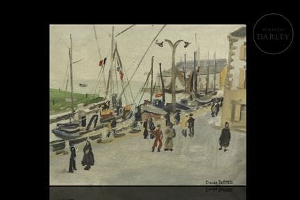 Ölgemälde auf Leinwand im postimpressionistischen 