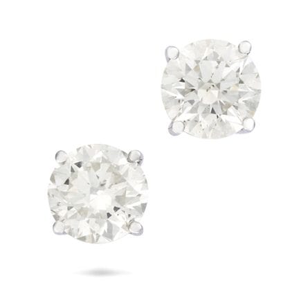 SANS PRIX DE DÉPART - UNE PAIRE DE BOUCLES D'OREIL