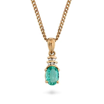 SANS PRIX DE RÉSERVE - UN COLLIER VINTAGE AVEC PEN