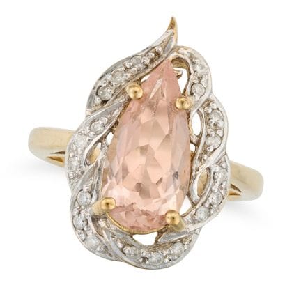 SANS PRIX DE DÉPART - BAGUE EN OR JAUNE 9 carats, 