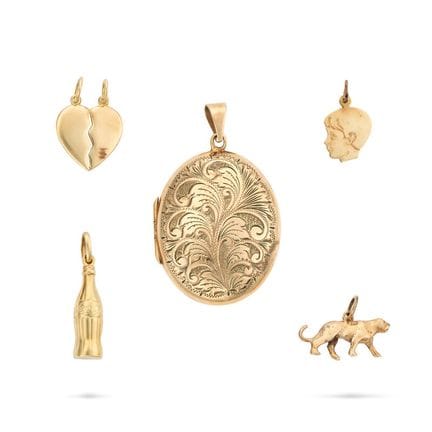 NO RESERVE - A COLLECTION OF PENDANTS AND A LOCKET