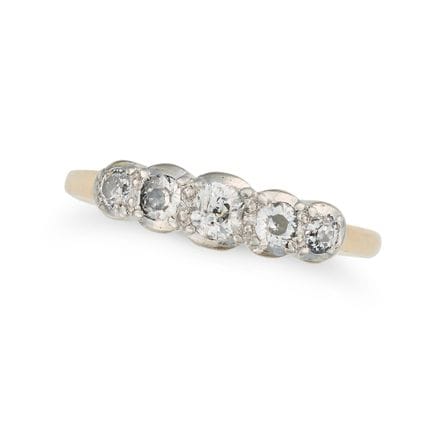 SANS PRIX DE DÉPART - BAGUE EN OR 18 carats sertie