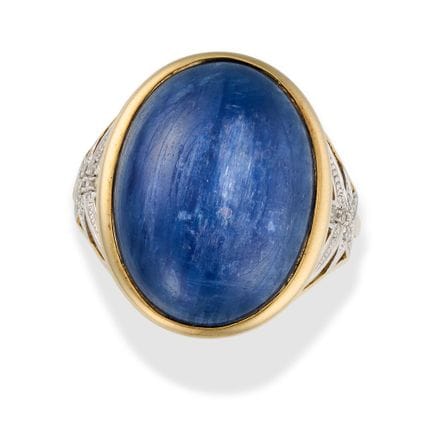 SANS PRIX DE DÉPART - BAGUE EN SAPHIR ET DIAMANTS 