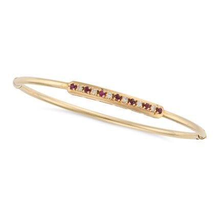 SANS PRIX DE DÉPART - BRACELET EN RUBIS ET DIAMANT