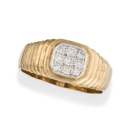 SANS PRIX DE DÉPART - BAGUE VINTAGE EN OR JAUNE 9 