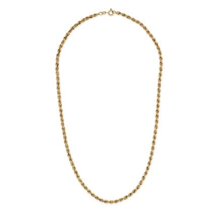 NO RESERVE - A VINTAGE GOLD CHAIN NECKLACE in 9ct 