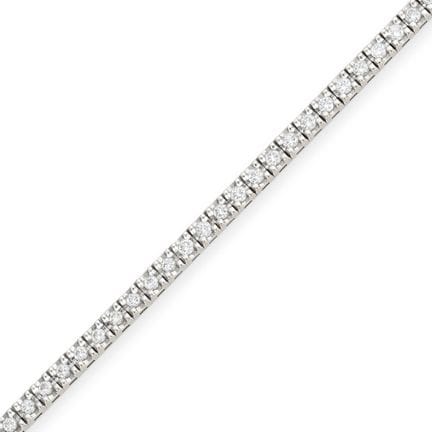 SANS PRIX DE DÉPART - UN BRACELET EN OR BLANC 18 C