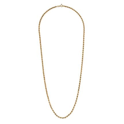 NO RESERVE - A VINTAGE GOLD CHAIN NECKLACE in 9ct 