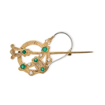 SANS PRIX DE DÉPART - BROCHE « TARA » EN CHRYSOPRA