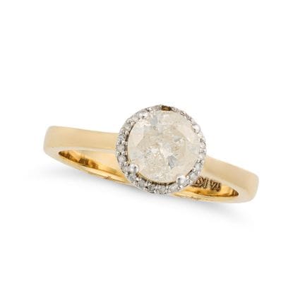 SANS PRIX DE DÉPART - BAGUE AVEC MOTIF DE DIAMANTS