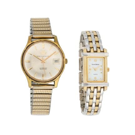 OHNE MINDESTPREIS – ZWEI ARMBANDUHREN, bestehend a