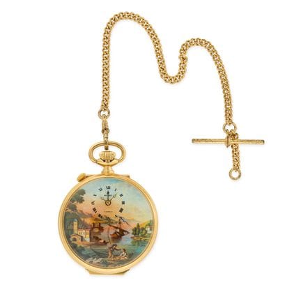 REUGE, A RARE MUSICAL POCKET WATCH, circa 1980's, 