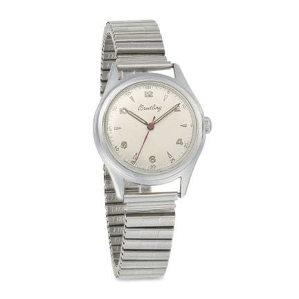 BREITLING, EINE VINTAGE-ARMBANDUHR aus Edelstahl, 