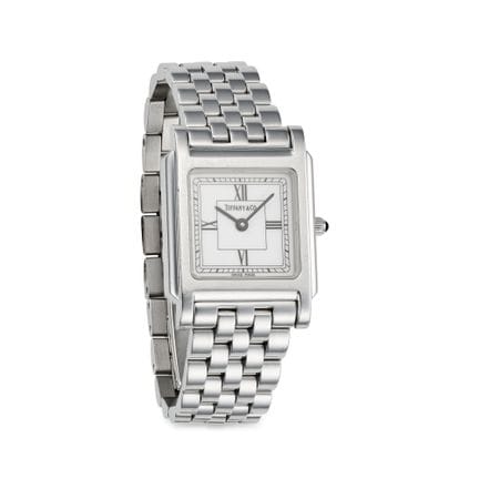 TIFFANY &amp; CO., EINE QUARZ-ARMBANDUHR, aus Edel