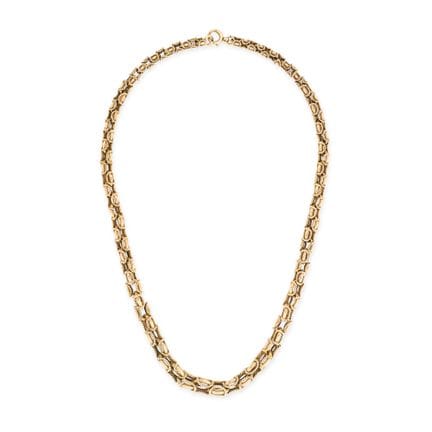 Eine Vintage-Goldkette aus 9-Karat-Gelbgold, beste