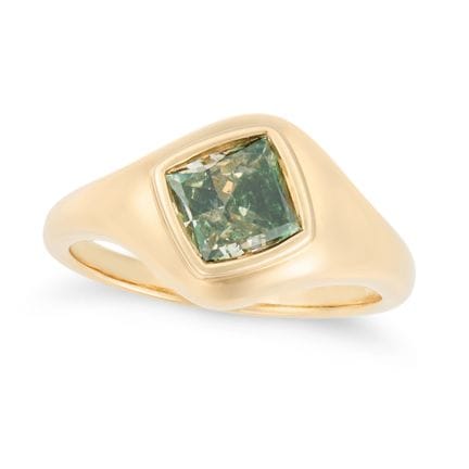 Ein Ring mit einem 1,77-Karat-Diamanten in der Far
