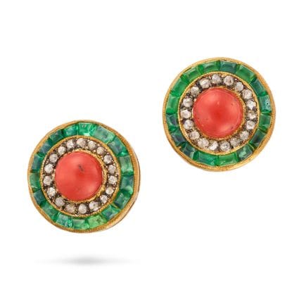 SANS PRIX DE DÉPART - PAIRE DE BOUCLES D'OREILLES 
