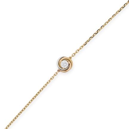 CARTIER, BRACELET « TRINITY » EN DIAMANTS, orné du