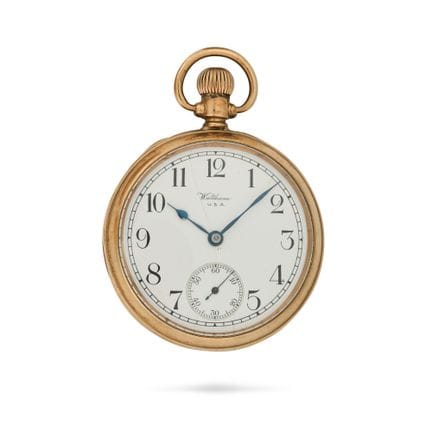 OROLOGIO DA TASCA D'EPOCA in oro giallo a 9 carati