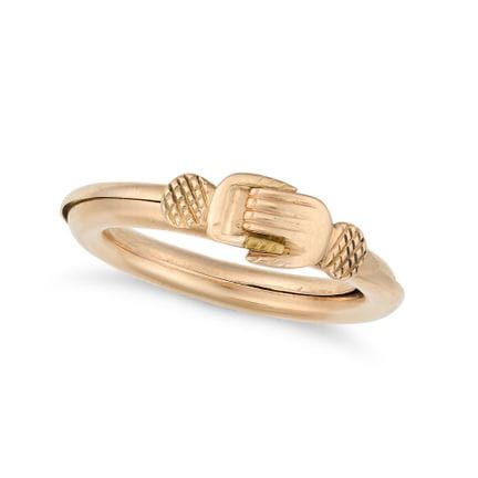 BAGUE VINTAGE EN OR « FEDE » composée de deux anne