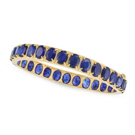 SANS PRIX DE DÉPART - UN BRACELET EN SAPHIR en arg