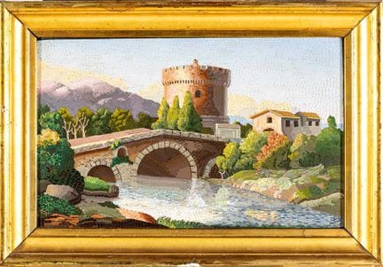 Die Lucan-Brücke und das Mausoleum der Plautii am 