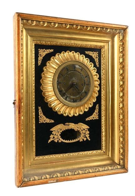 Biedermeier-Wanduhr, Österreich, erste Hälfte des 