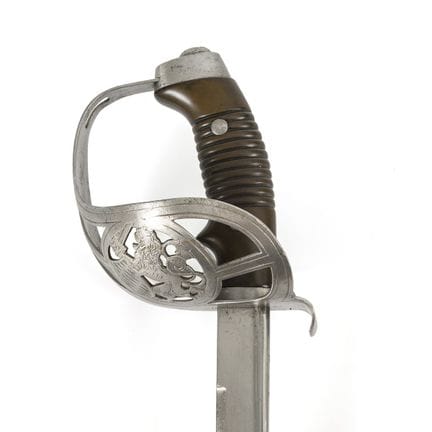 Espada bávara M 1891.  

Hoja marcada «F.W. Höller