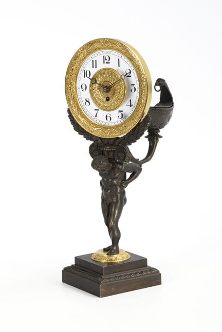 Oil or nightlight clock.  

Probably France. Proba