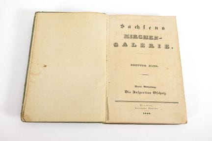 "Sachsens Kirchen-Gallerie - Die Inspection Oschat