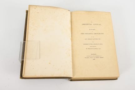 CAUNTER,  Hobart  
 

 
"The Oriental Annual - Liv