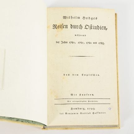HODGES,  Wilhelm  
 

 
"Reisen durch Ostindien, w