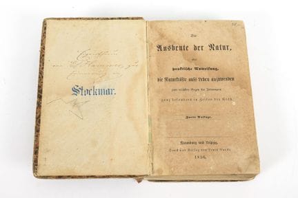 "Die Ausbeute der Natur" 

"oder praktische Anweis