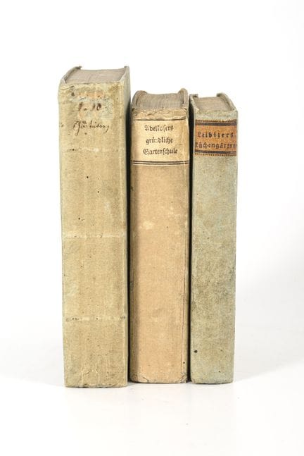 3x Gartenliteratur des 18. Jahrhunderts 
 

 
 

 